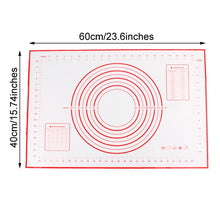 Load image into Gallery viewer, Silicone Baking Mats Sheet Pizza Dough Non-Stick Maker Holder Pastry Kitchen Gadgets Cooking Tools Utensils Bakeware Accessories