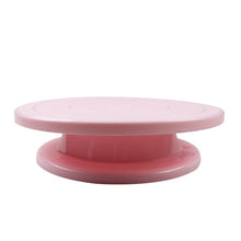 Load image into Gallery viewer, Plastic Cake Plate Turntable Rotating Anti-skid Round Cake Stand Cake Decorating Rotary Table Kitchen DIY Pan Baking Tool