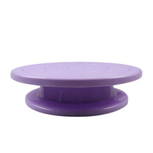 Load image into Gallery viewer, Plastic Cake Plate Turntable Rotating Anti-skid Round Cake Stand Cake Decorating Rotary Table Kitchen DIY Pan Baking Tool