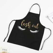 Load image into Gallery viewer, 1Pcs Bronzing love Pattern Cotton Apron Adult Bibs Home Cooking Baking Coffee Shop Cleaning Aprons Kitchen Accessories 46137