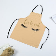 Load image into Gallery viewer, 1Pcs Bronzing love Pattern Cotton Apron Adult Bibs Home Cooking Baking Coffee Shop Cleaning Aprons Kitchen Accessories 46137