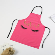 Load image into Gallery viewer, 1Pcs Bronzing love Pattern Cotton Apron Adult Bibs Home Cooking Baking Coffee Shop Cleaning Aprons Kitchen Accessories 46137