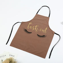 Load image into Gallery viewer, 1Pcs Bronzing love Pattern Cotton Apron Adult Bibs Home Cooking Baking Coffee Shop Cleaning Aprons Kitchen Accessories 46137