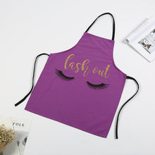 Load image into Gallery viewer, 1Pcs Bronzing love Pattern Cotton Apron Adult Bibs Home Cooking Baking Coffee Shop Cleaning Aprons Kitchen Accessories 46137