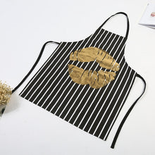 Load image into Gallery viewer, 1Pcs Bronzing love Pattern Cotton Apron Adult Bibs Home Cooking Baking Coffee Shop Cleaning Aprons Kitchen Accessories 46137