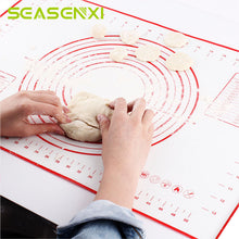 Load image into Gallery viewer, Silicone Baking Mats Sheet Pizza Dough Non-Stick Maker Holder Pastry Kitchen Gadgets Cooking Tools Utensils Bakeware Accessories