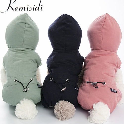 Dog Clothes Winter Warm Pet Dog Jacket Coat Puppy Chihuahua Clothing Hoodies For Small Medium Dogs Puppy Yorkshire Outfit S-XXL